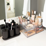 iDesign x Sarah Tanno Makeup Organiser - Clear