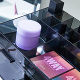 iDesign x Sarah Tanno Makeup Organiser - Smoke