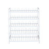 5 Tier Shoe Rack - White