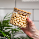 Kates Kitchen Glass Canister with Bamboo Lid 500ml