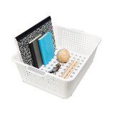 Madesmart Two Level Storage Baskets With Dividers Clear Granite (DL4505) -  Organise at The Storage Shop