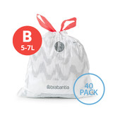 brabantia PerfectFit Bin Bags 5-7L Code B - 40 Pack