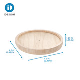 iDesign x The Home Edit Wooden Turntable - Natural