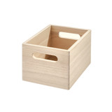 iDesign x The Home Edit Wooden All-Purpose Bin Narrow - Natural