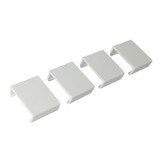 WilliamsWare Stackable Shelf Clamps 4 Pack - White