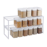 WilliamsWare Deep Stackable Kitchen Shelf 70cm Wide - White