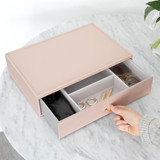 Stackers Supersize Drawer Accessories Jewellery Box Layer Deep - Blush