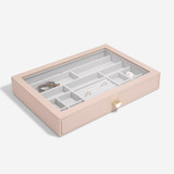 Stackers Supersize Drawer Jewellery Box Glass Lid Layer - Blush