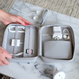 Stackers Cable Organiser Bag - Pebble Grey