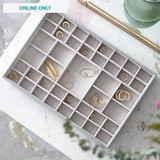 Stackers Supersize Trinket & Ring Jewellery Box Layer - Pebble Grey