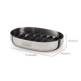 Joseph Joseph EasyStore Luxe Soap Dish - Stainless Steel