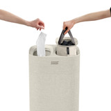 Joseph Joseph Tota 60L Separation Laundry Basket - Ecru