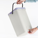 brabantia Sort & Go Waste Bin 12L - Light Grey