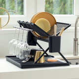 brabantia Sink Side Foldable Aluminium Dish Rack
