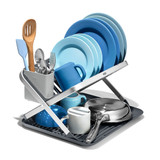 OXO Good Grips Fold Flat Aluminium Dish Rack