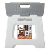 Vigar Compact 27cm Folding Step Stool - Grey