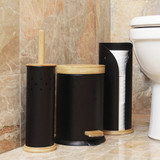 White Magic Eco Basics Toilet Brush - Black
