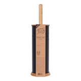 White Magic Eco Basics Toilet Brush - Black