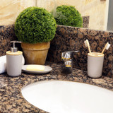 White Magic Eco Basics 3 in 1 Vanity Bathroom Set - Charcoal