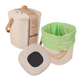 White Magic Eco Basics Compost Bin 4L - Pebble