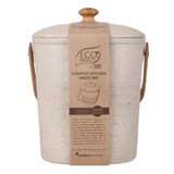 White Magic Eco Basics Compost Bin 4L - Pebble