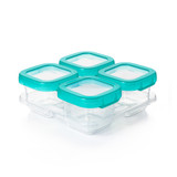 OXO TOT BABY BLOCKS FREEZER STORAGE CONTAINERS 6OZ - TEAL