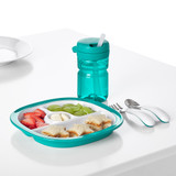 OXO TOT FORK & SPOON SET - TEAL