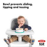 OXO TOT STICK & STAY SUCTION BOWL - TEAL