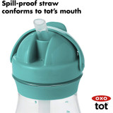 OXO TOT GROW STRAW CUP 9OZ - TEAL