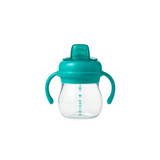 OXO TOT GROW SOFT SPOUT SIPPY CUP WITH REMOVABLE HANDLES - 6 OZ - TEAL