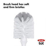 OXO Tot Bottle Brush, Detail Cleaner & Stand - Grey