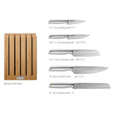 Joseph Joseph Elevate Steel Knives & Bamboo Knife Block Set