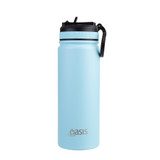 Oasis Challenger Stainless Steel Sports Bottle 550ml - Island Blue