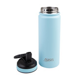 Oasis Challenger Stainless Steel Sports Drink Bottle 550ml - Island Blue
