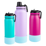 Oasis Silicone Bumper Base For Sports Bottle 1.1L - Island Blue
