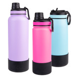 Oasis Silicone Bumper Base For Sports Bottle 1.1L - Black