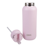 Oasis Moda Insulated Stainless Steel Drink Bottle 1L - Pink Lemonade