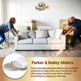 Parker & Bailey Heavy Duty Felt Pads 2.5cm - 48 Pack