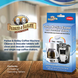 Parker & Bailey Coffee Machine Cleaning Descaler Tablets - 4 Pack