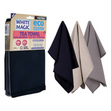 White Magic Eco Cloth Tea Towel 3 Pack - Neutral