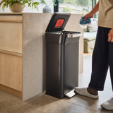 Joseph Joseph Titan Compactor Rubbish Bin 30L - Carbon Black