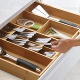 Joseph Joseph DrawerStore Bamboo Expandable Utensil & Cutlery Tray