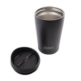 Oasis Stainless Steel Insulated Travel Cup 380ml - Black