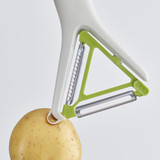 Joseph Joseph Switch 2-in-1 Peeler - Stone Grey