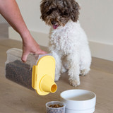 Lock & Lock Pet Food Storage Container with Easy Pour Lid and Cup 2.4L