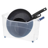 Algo Clear Pantry Container with Wheels - Slim