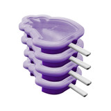 Tovolo Stackable Ice Block Pop Moulds Set of 4 - Unicorn