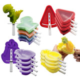 Tovolo Stackable Ice Block Pop Moulds Set of 4 - Dinosaur