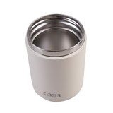 Oasis Stainless Steel Insulated Food Flask with Handle 480ml - Alabaster