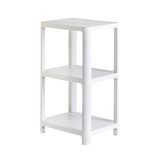 Vigar Klar Rectangular 3 Tier Shelf - Light Grey